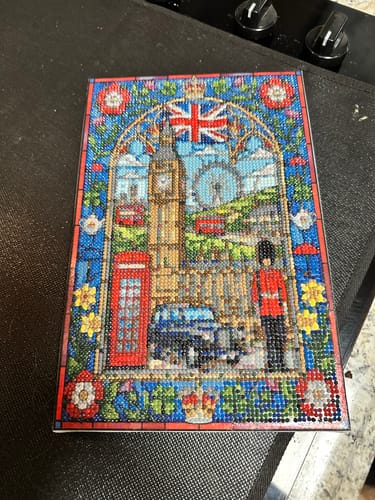 Customer photo review of London Crown Vista (Diamond Painting)