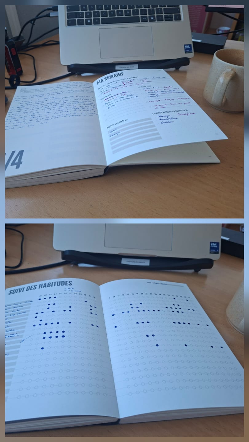 Customer photo review of Carnet des Habitudes