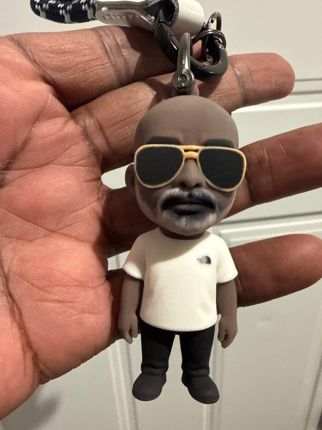 Customer photo review of Custom 3D Figure Keychain