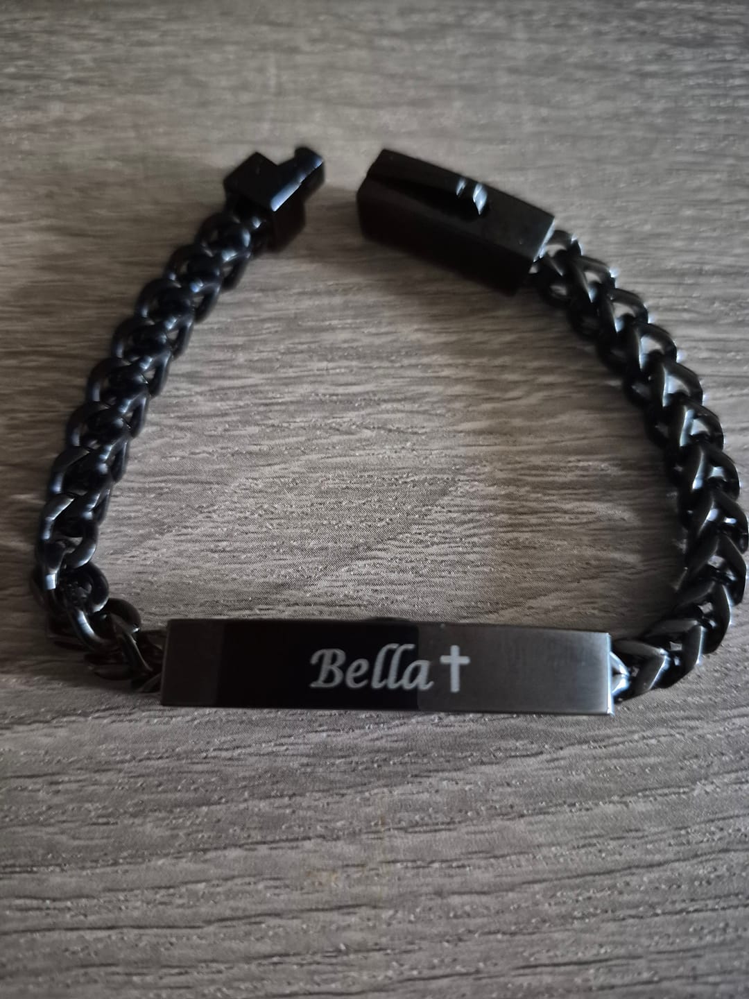 Customer photo review of Franco Link ID Urn Bracelet | 6MM