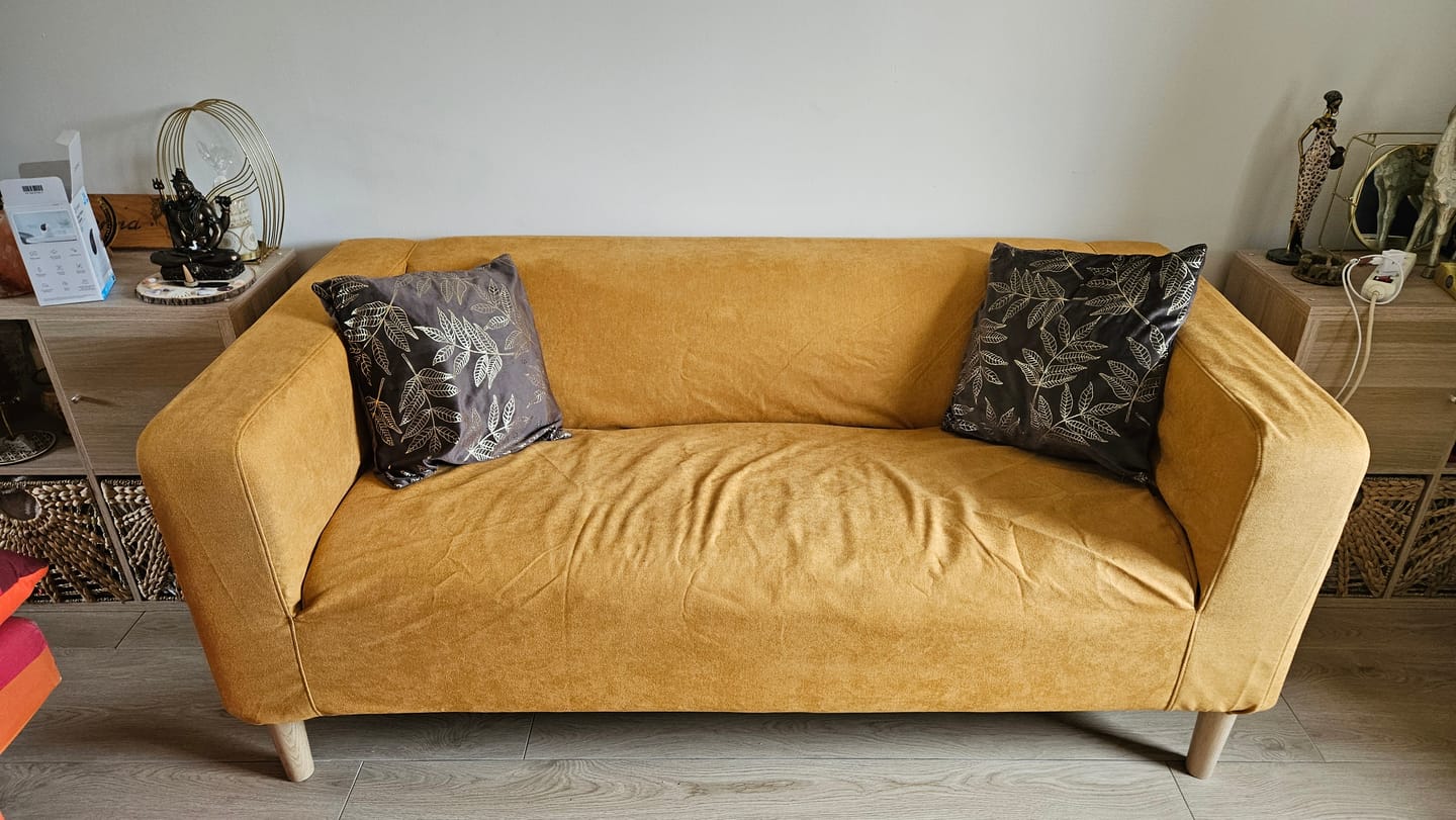 Customer photo review of KLIPPAN 2 Seat IKEA Sofa Cover