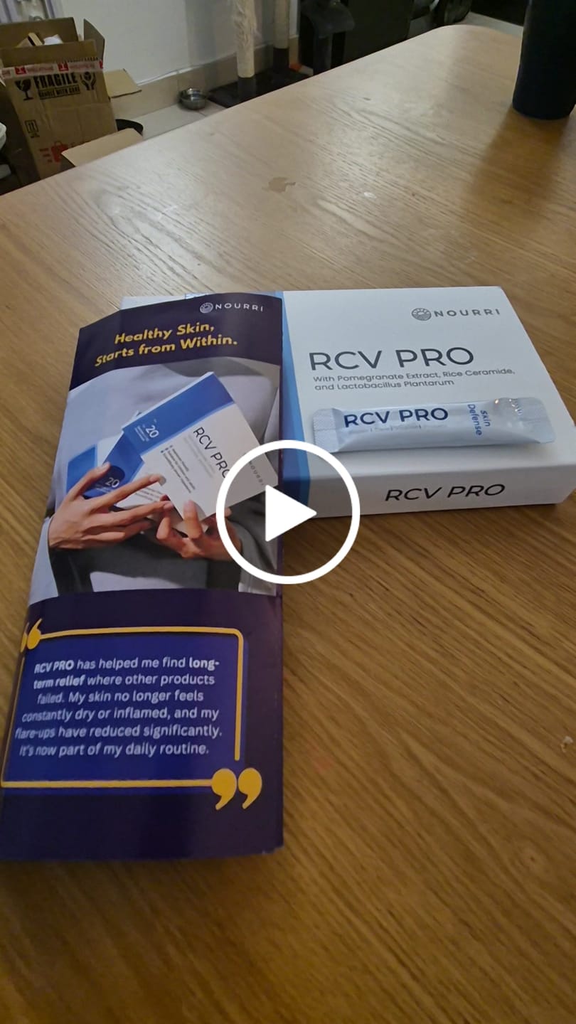 Customer video review of RCV PRO – Barrier Repair for Eczema, Psoriasis and Sensitive skin