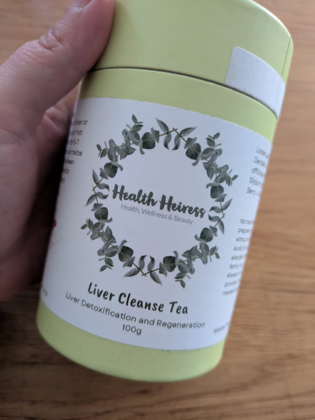 Customer photo review of Liver harmony Tea