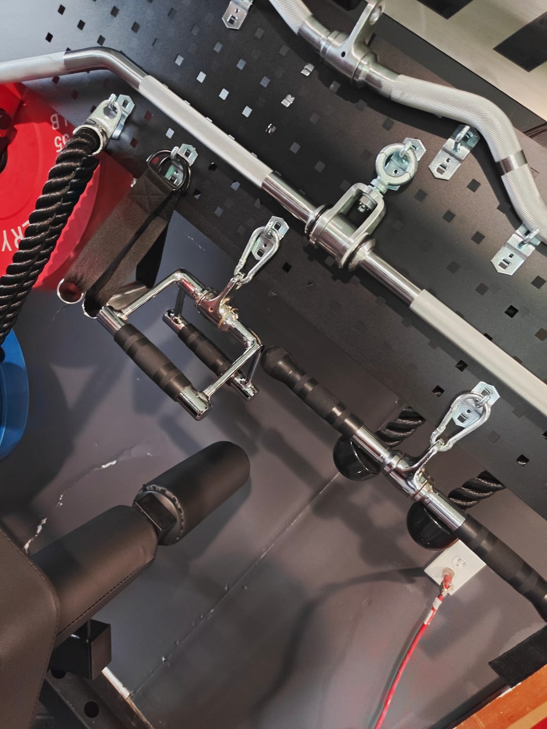 Customer photo review of RitFit Lat Pulldown Attachments Cable Machine Attachments Bundles