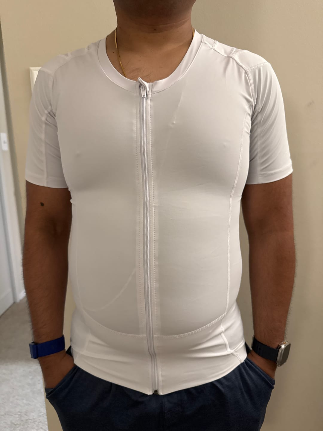 Customer photo review of Posture Shirt For Men - Zipper