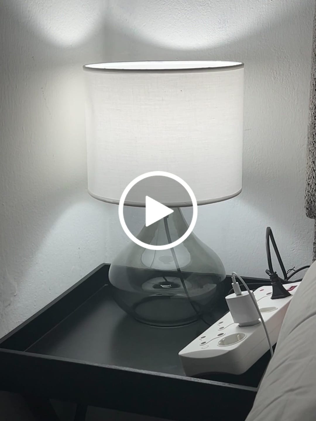 Customer video review of Sasha Table Lamp | Smoke