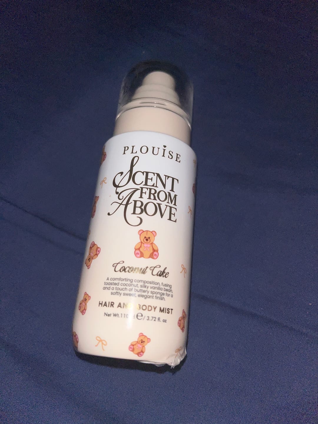 Avaliação de foto de cliente de Scent From Above Hair & Body Mist - Coconut Cake