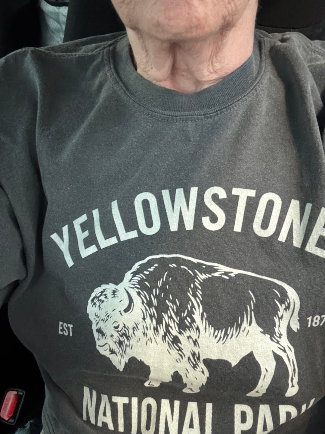 Customer photo review of Yellowstone Park Wyoming T-Shirt