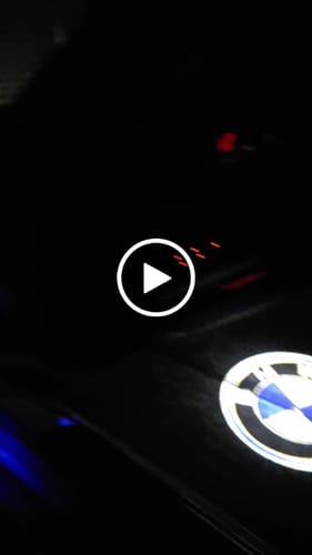 Customer video review of BMW E SERIES DOOR LIGHTS