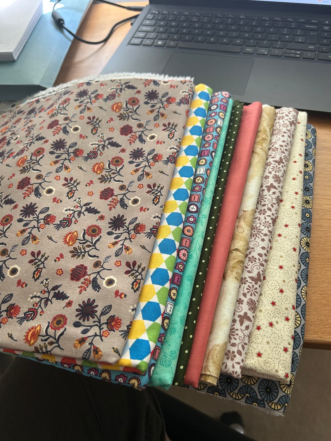 Customer photo review of Cotton Mystery Remnant Bundle