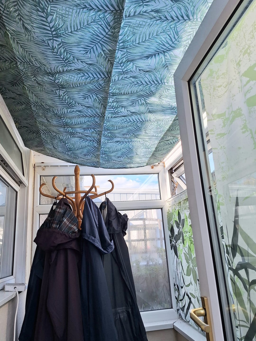 Customer photo review of Tropical Leaves Water Resistant Fabric