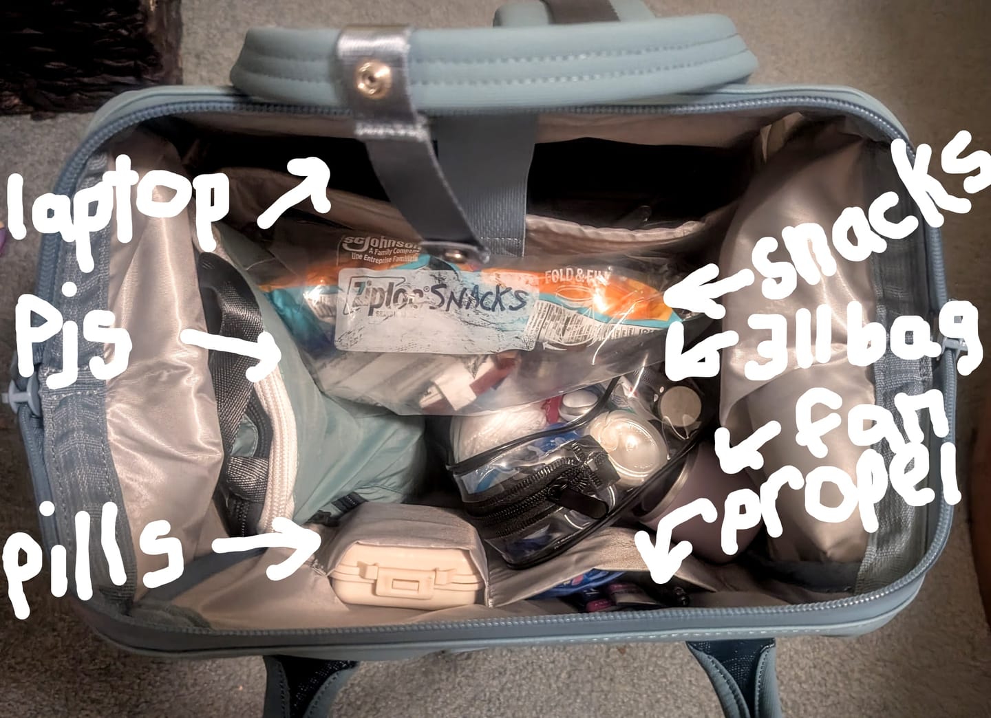 Customer photo review of Cascade Bag Charm