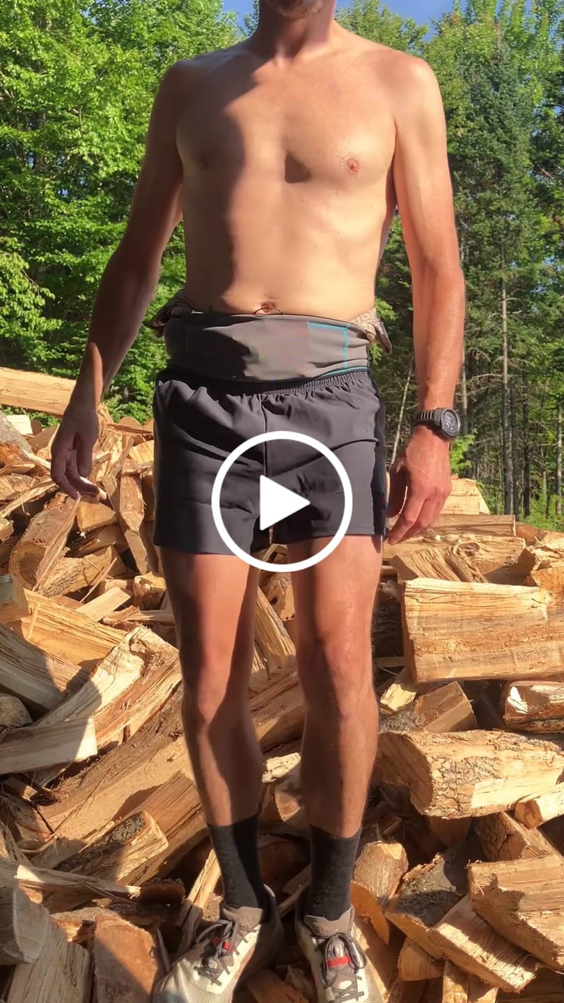 Customer video review of S3 - Men's 3" Split Running Short - Storm