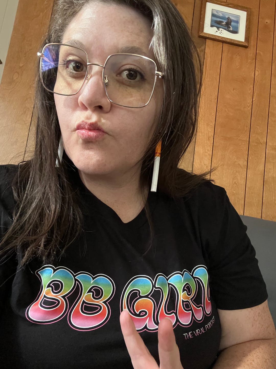 Customer photo review of BB GIRL Rainbow T-Shirt