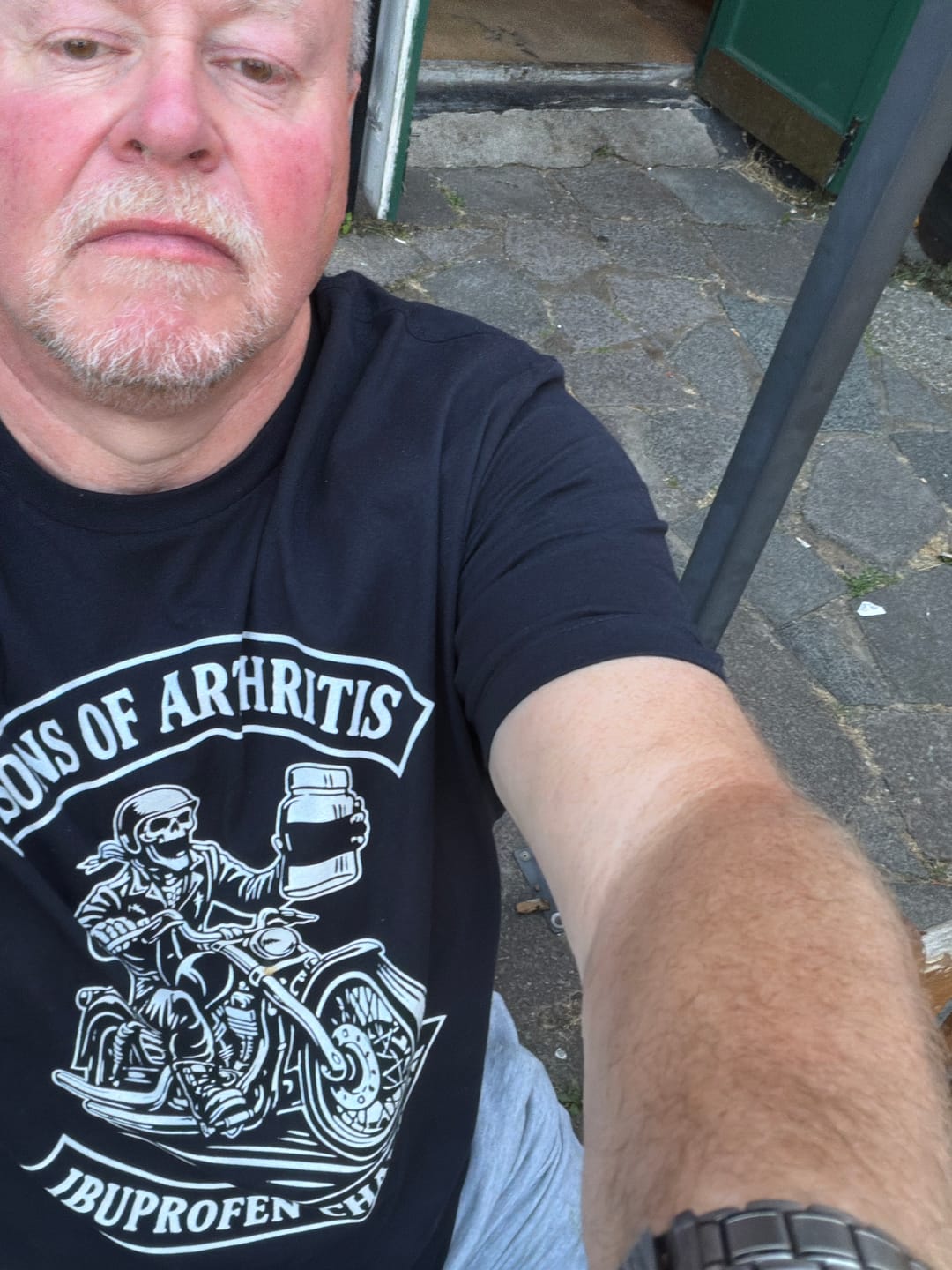 Customer photo review of SONS ARTHRITUS 026 T Shirt