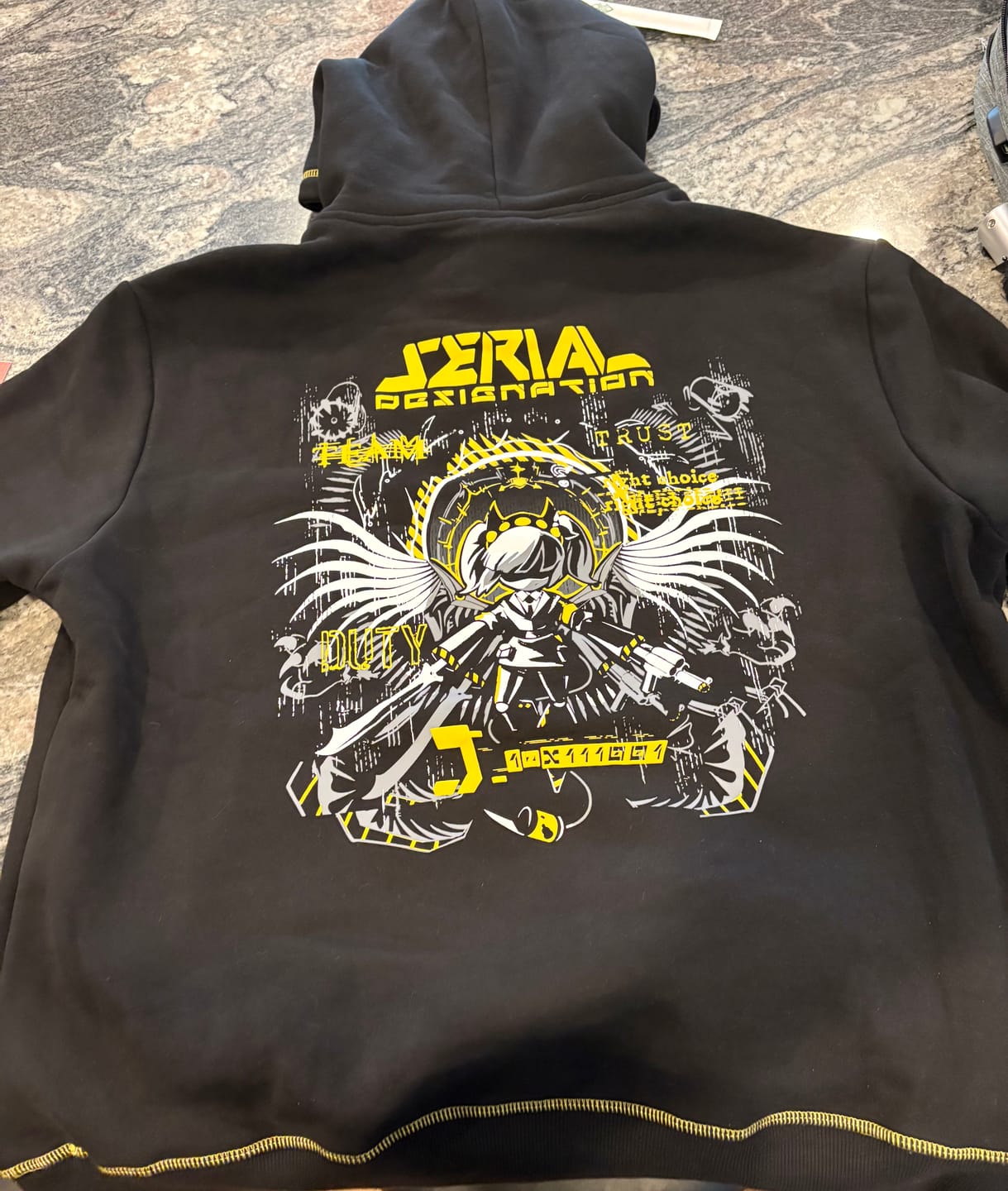 Customer photo review of J Hoodie