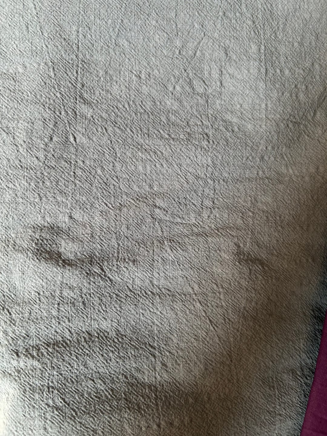 Customer photo review of Clearance - Linen Feel 100% Cotton Fabric