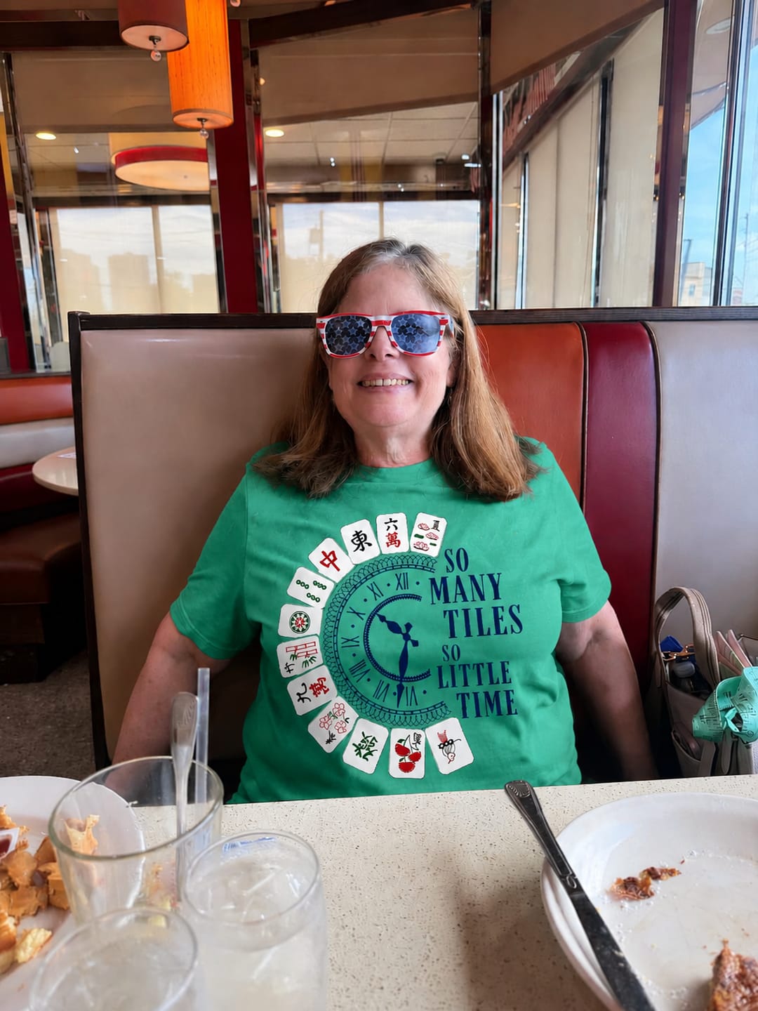 Customer photo review of So Many Tiles So Little Time T-shirt