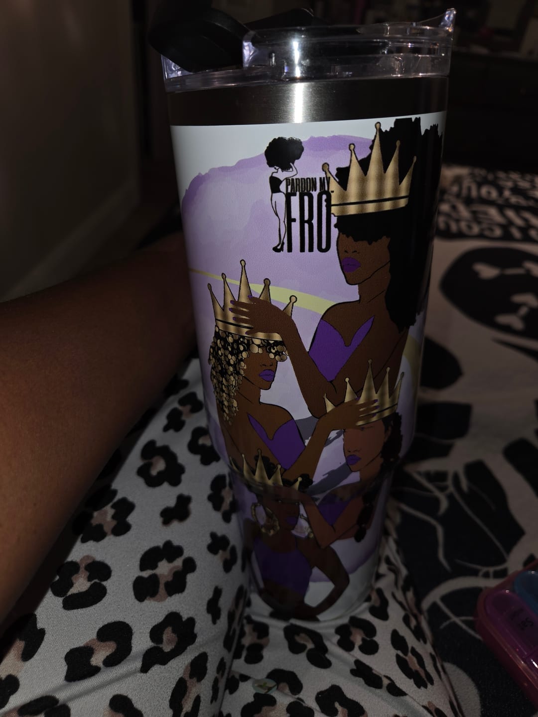 Customer photo review of Pass The Crown 40 fl oz Tumbler