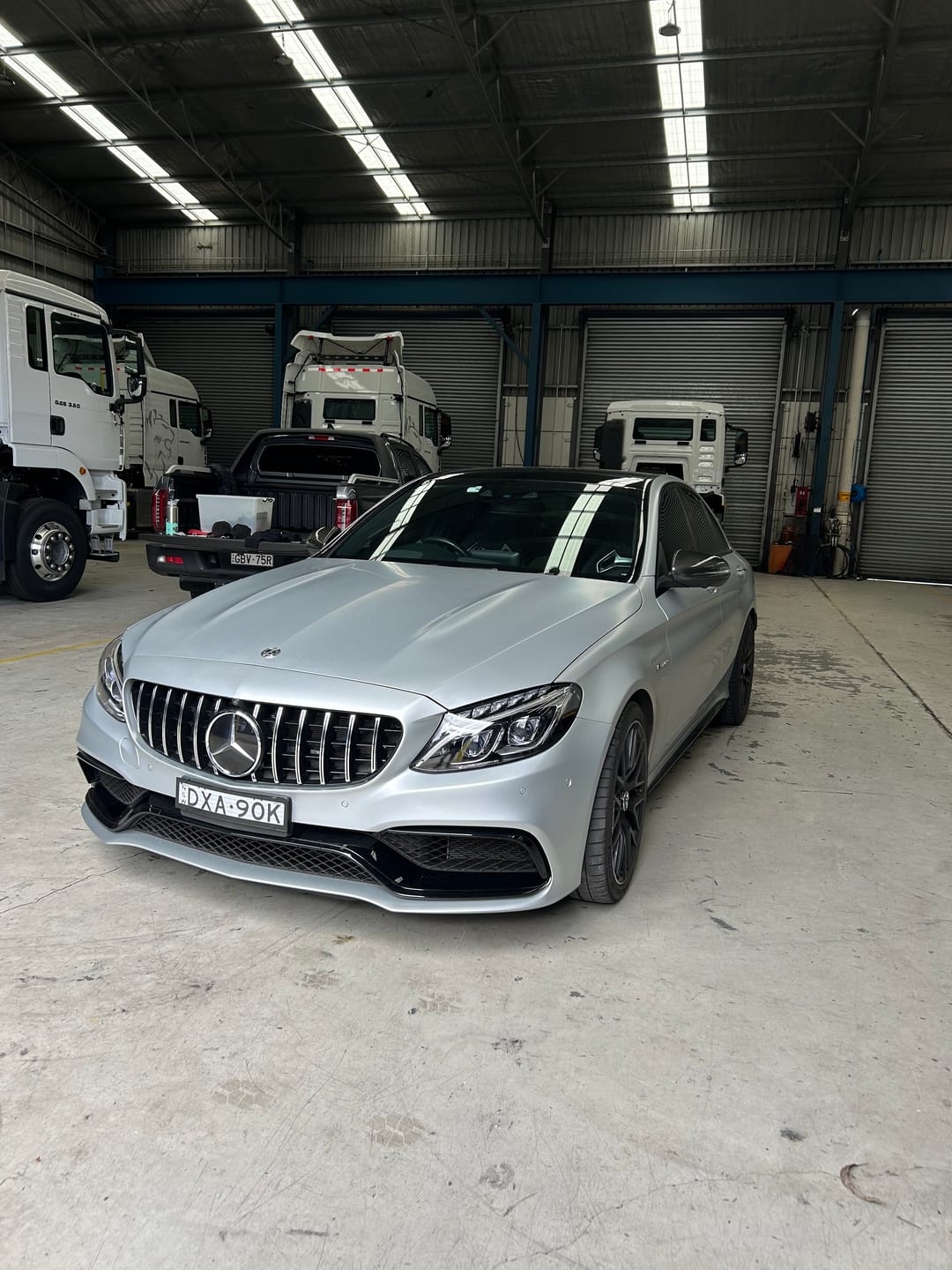 Customer photo review of Front Grille Fit For Mercedes Benz【W205/S205/C205/A205】【C63 AMG】15-18【C63 GT SV】