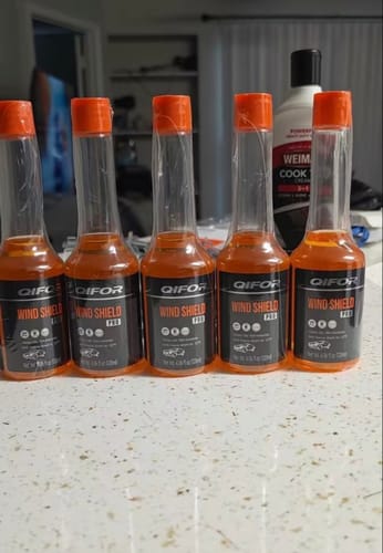 Customer photo review of QIFOR Glass Cleaner Powerful Stain Remover