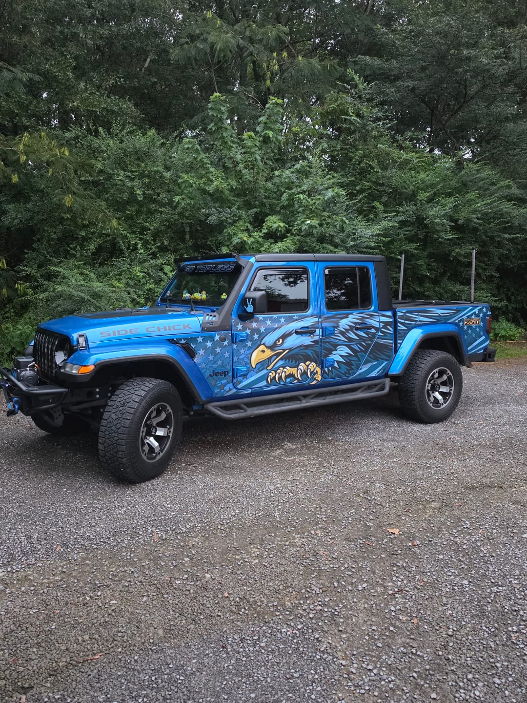 Customer photo review of Gladiator JT Removable Trail Armor