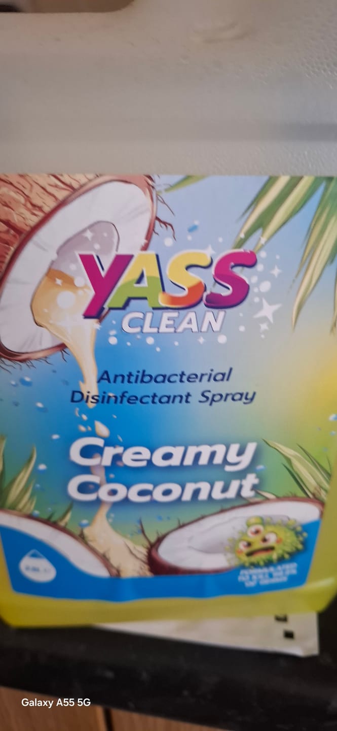 Customer photo review of Antibacterial Disinfectant Spray