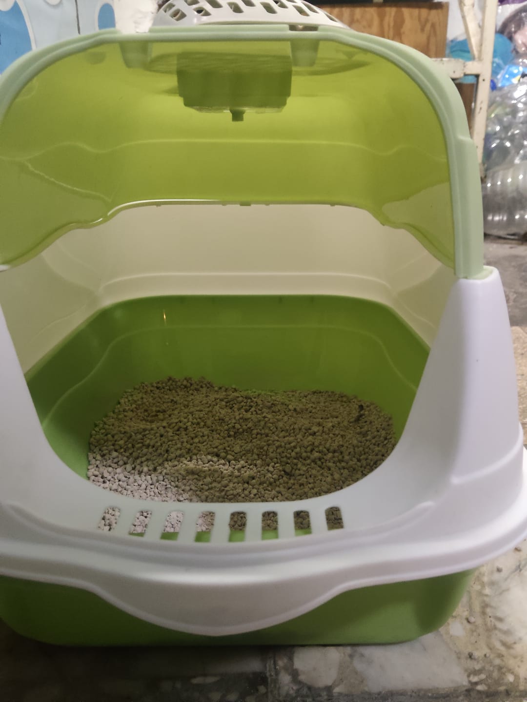 Customer photo review of CT6837 1 Pieza De Arenero Cerrado Para Mascota
