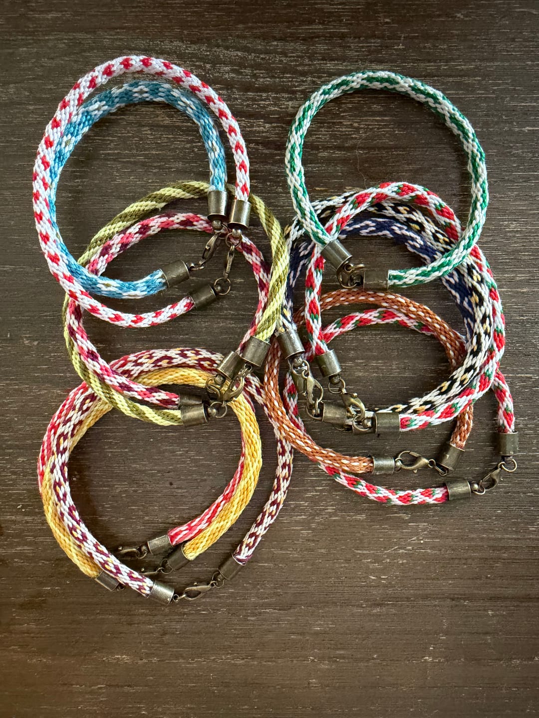 Customer photo review of PDF Download Kumihimo Bracelets