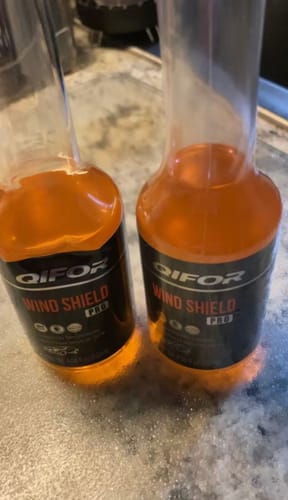 Customer photo review of QIFOR Glass Cleaner Powerful Stain Remover