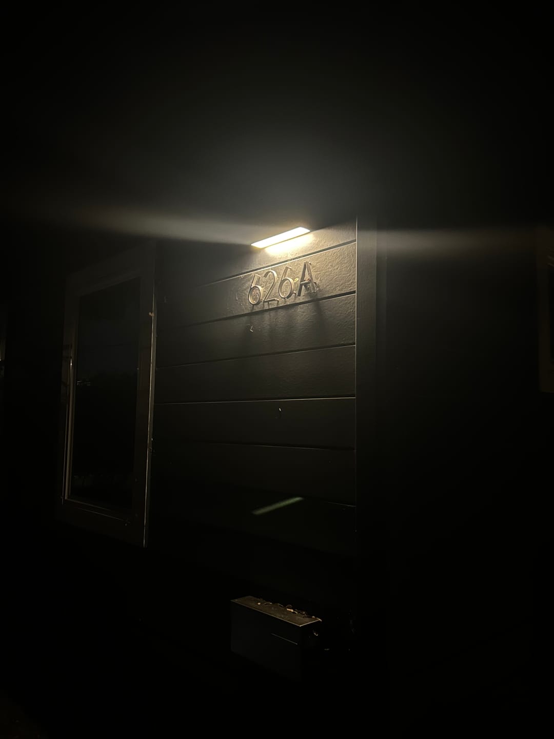 Customer photo review of Solar Wall Light with Motion Sensor