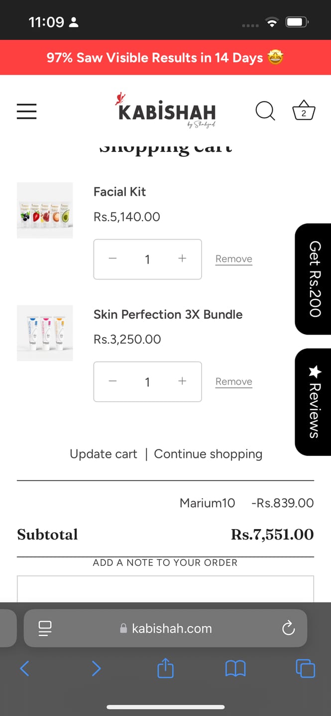 Customer photo review of Skin Perfection 3X Bundle
