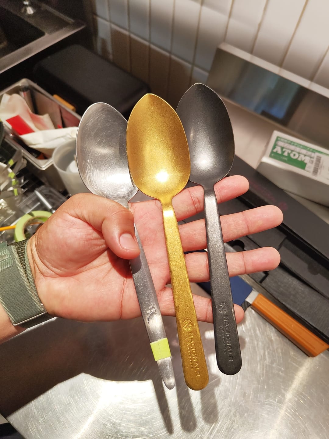 Customer photo review of Nacionale Large Chef's Spoon
