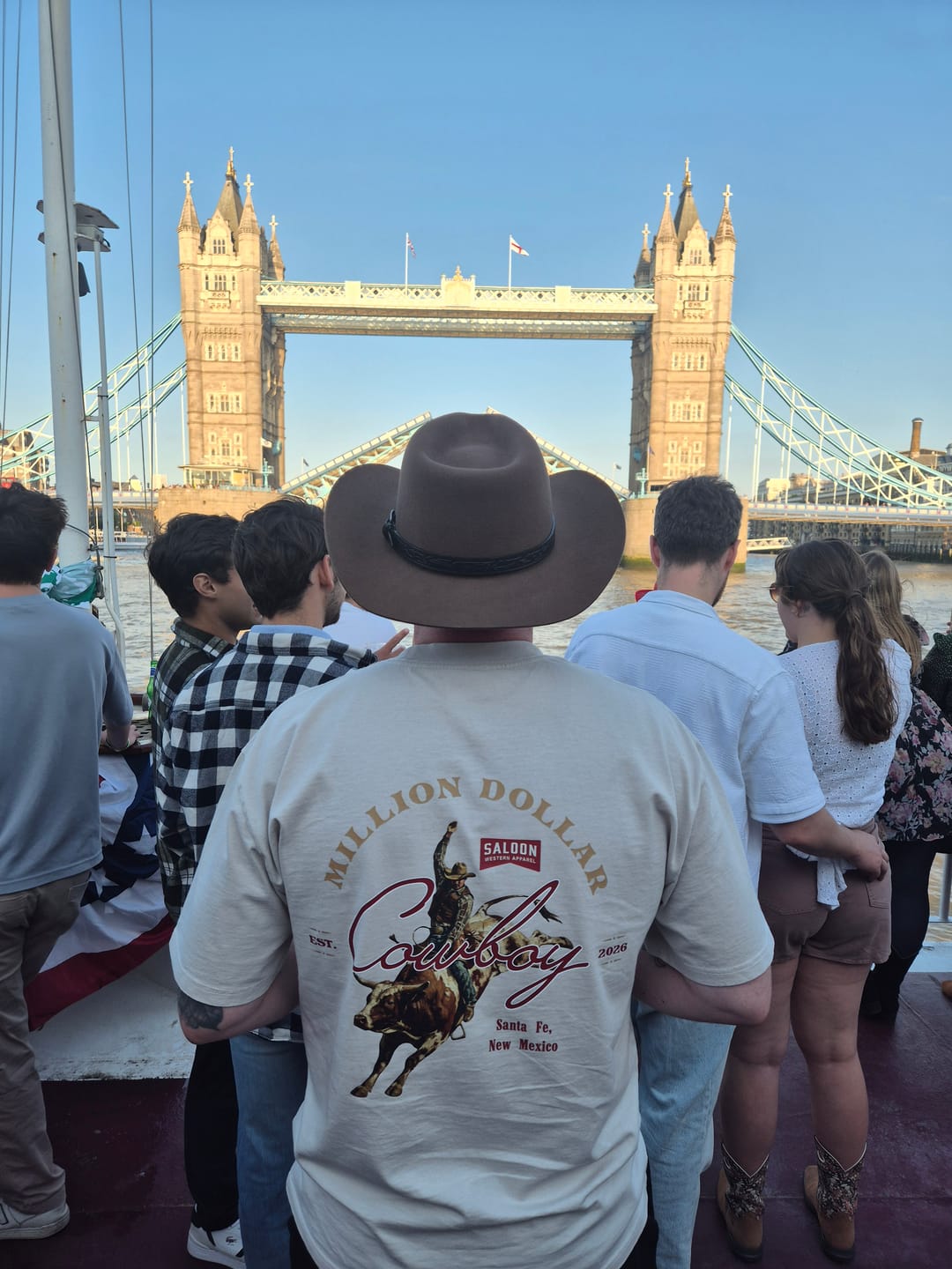 Customer photo review of MILLION DOLLAR COWBOY - HEAVY FADED TEE
