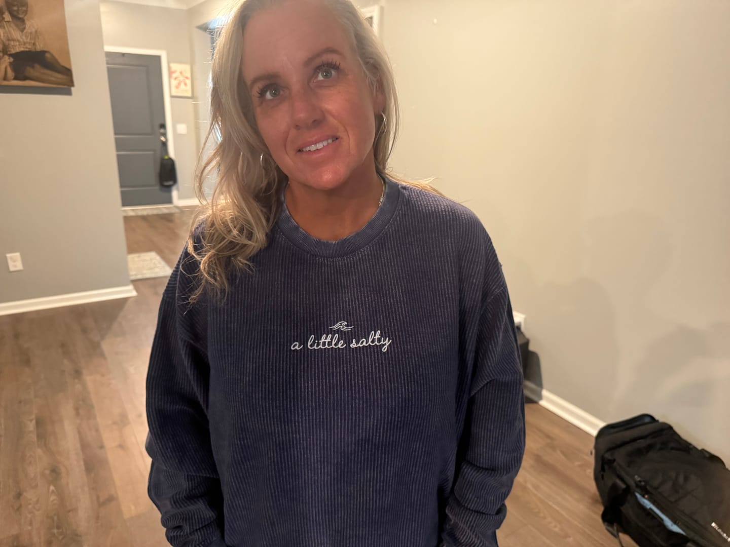 Customer photo review of A Little Salty Wave