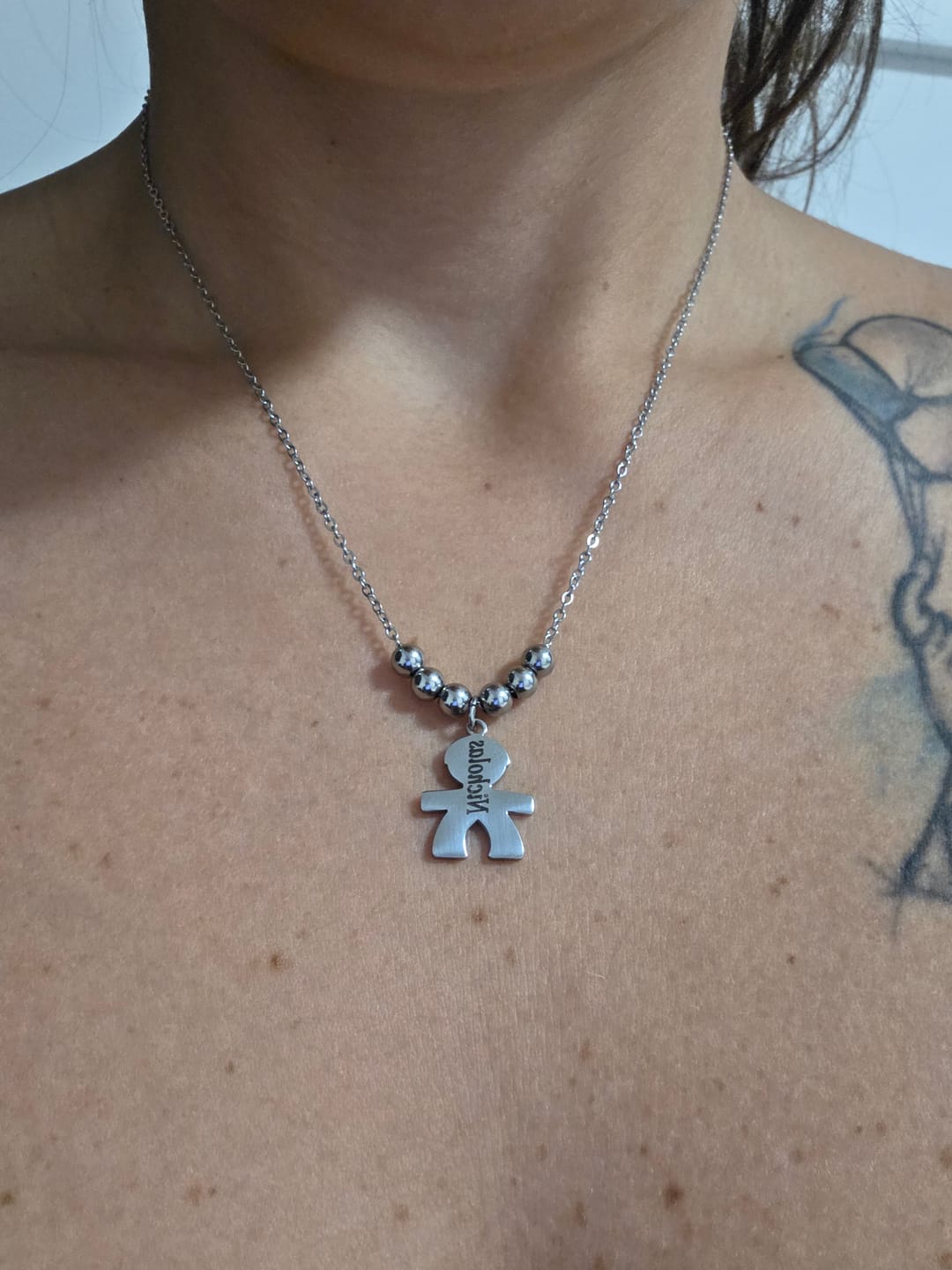 Customer photo review of Collana con bambini - I Miei Tesori