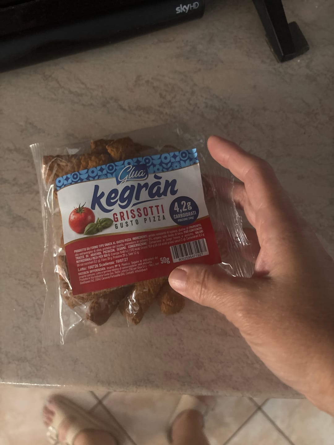 Customer photo review of Grissotti Keto al Gusto Pizza
