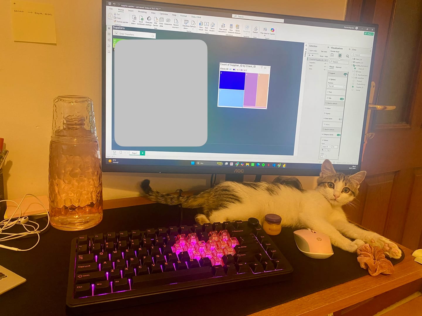 Customer photo review of YUNZII B75 Pro Mekanik Klavye