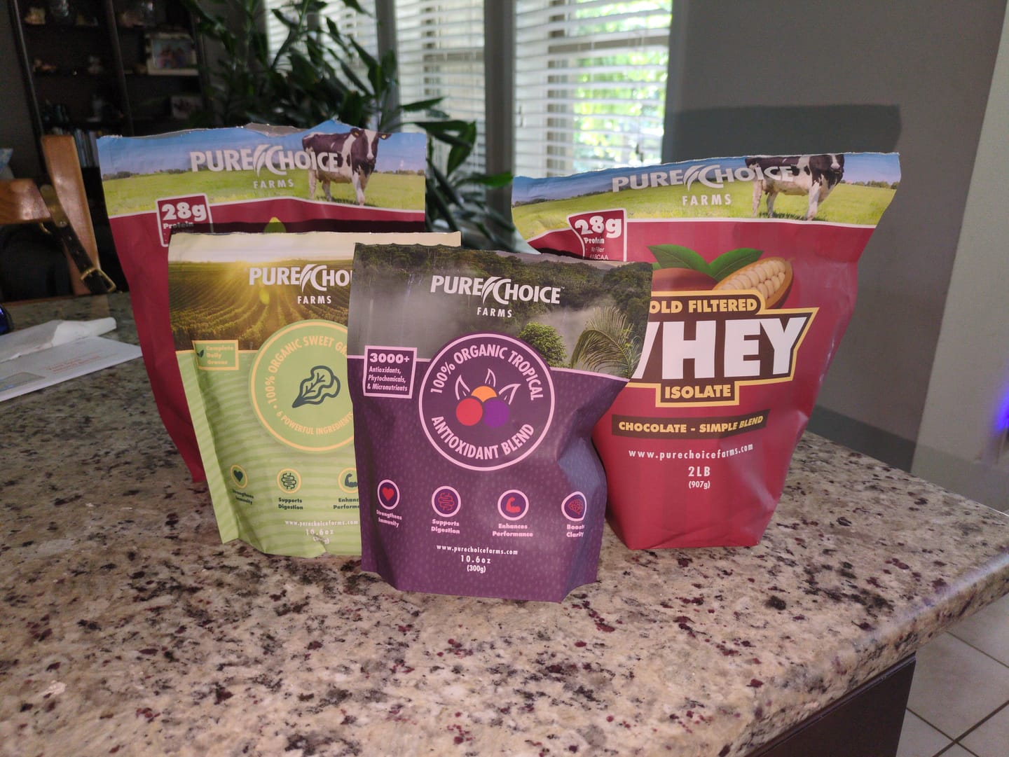 Customer photo review of Organic Tropics & Raw Greens Micronutrient Powders