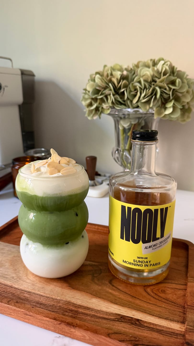 Customer photo review of Almond Croissant Syrup