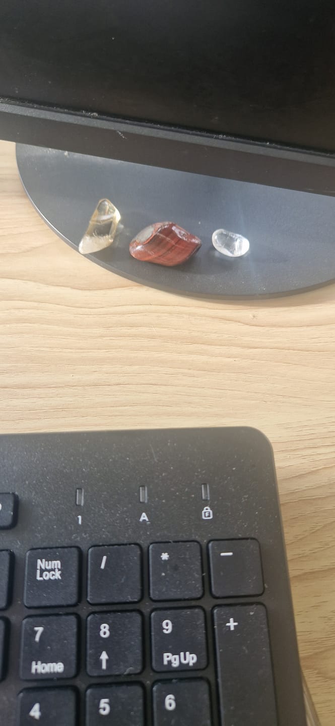 Customer photo review of Natural citrine - Tumblestone
