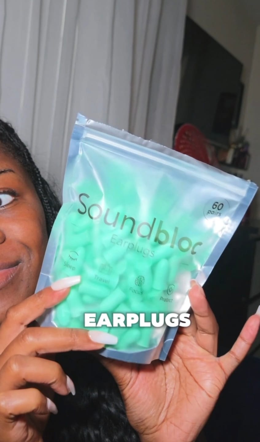 Customer photo review of Aurora Foam Earplugs - High noise protection M/S