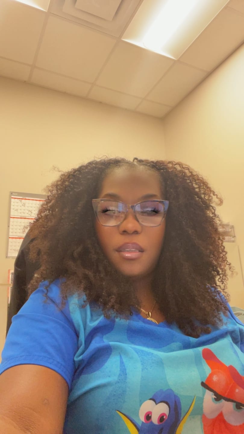 Customer photo review of Multi-Textured Kinky Curly Crochet Hair
