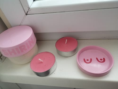 Customer photo review of Body Butter Glazed Strawberry Butter Cream