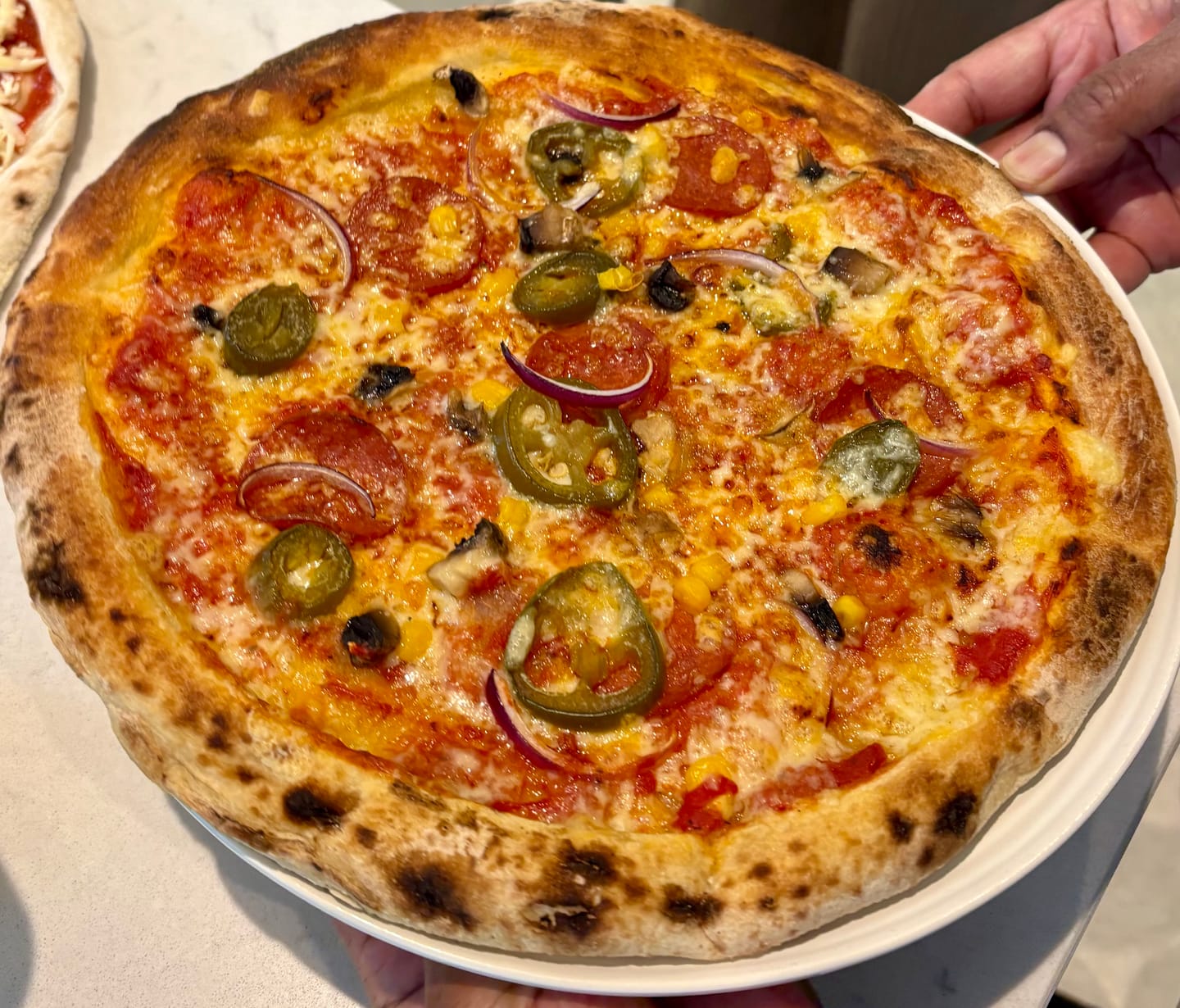 Customer photo review of Sourdough Pizza Bases