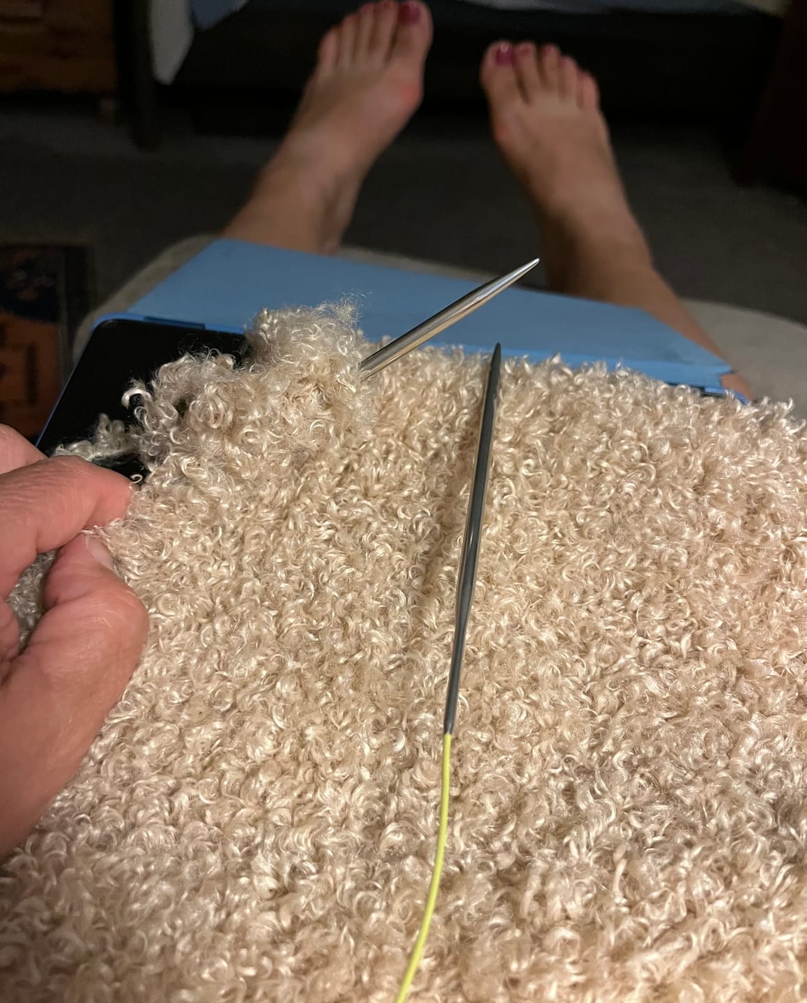 Customer photo review of Hooks & Needles Ambassador Subscription Box