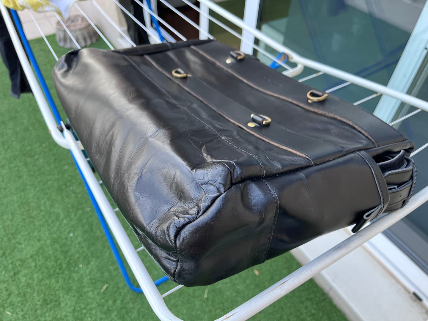 Customer photo review of outlaw saddlebag