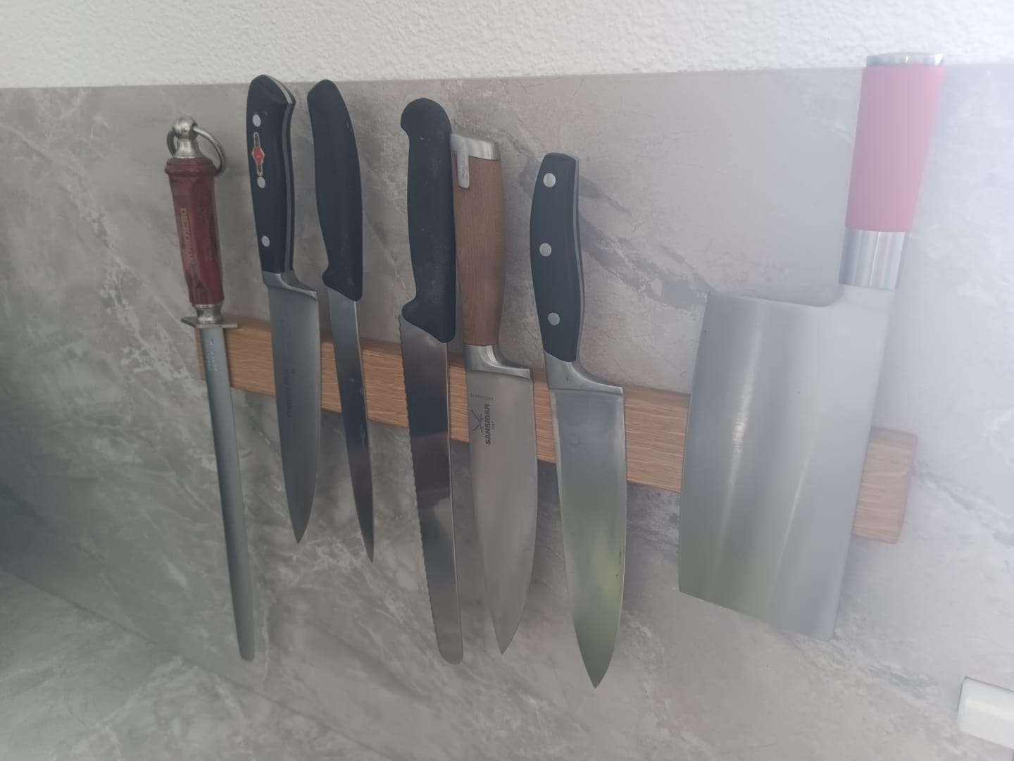 Customer photo review of Magnet Messerleiste CULTRO aus Holz