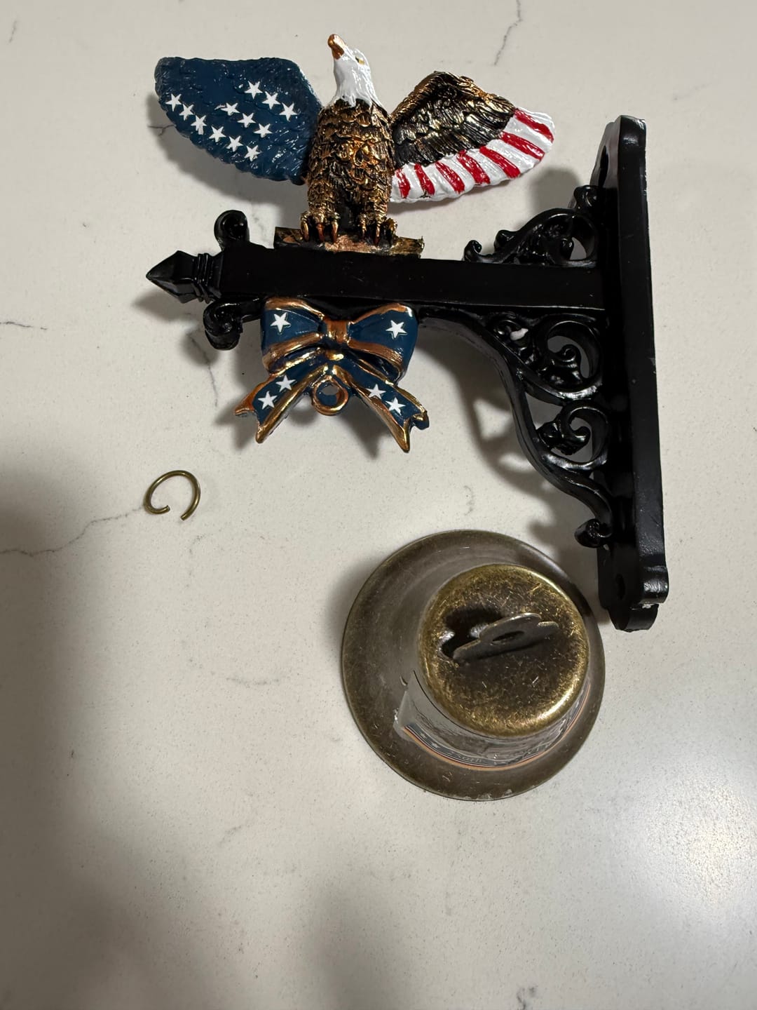 Customer photo review of 🔔 Ring in the Semiquincentennial: 1776-2026 "Spirit of Liberty" Eagle Bell