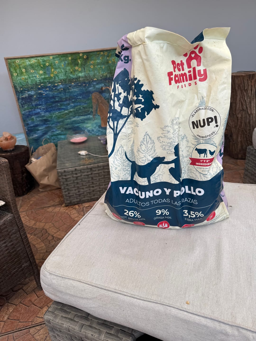 Customer photo review of Pet Family Vacuno y Pollo 15 Kg | Alimento Premium para Perros Adultos